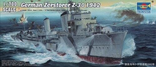 (TRU05788) - Trumpeter 1:700 - German Zerstorer Z-30 (1942) - Picture 1 of 1
