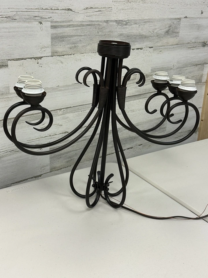 Nuevo Golden Lighting 8606-D5 RBZ-TEA Homestead 5 luces Foto 2 de 4