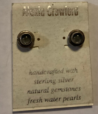 Alexia Crawford Sterling Silver Smoky Quartz Earrings Pierced Earrings