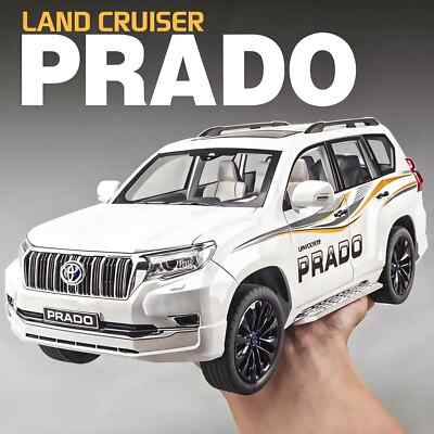 1:18 TOYOTA Land Cruiser Prado SUV Alloy Car Model Diecast Toy