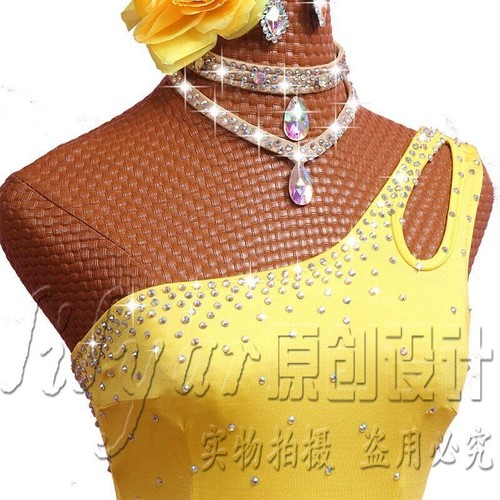 New Latin Dance Dress Competition Dress Costumes Skirt Performing Dress Adult - Picture 5 of 17