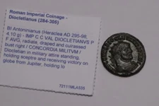 Diocletian Antoninianus - 295-298 AD CONCORDIA MILITUM - Heraclea Mint BETTER ON