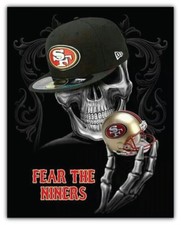 San Francisco 49ers NFL Football Logo Sport Car Bumper Sticker Decal "SIZES"