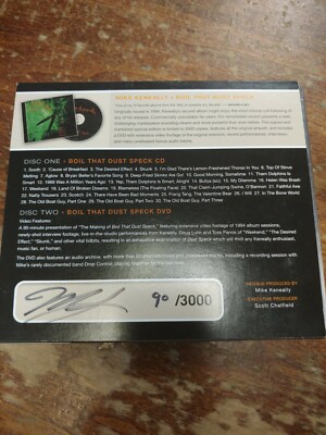 AUTOGRAPHED Mike Keneally Band - Boil That Dust Speck CD & DVD #90