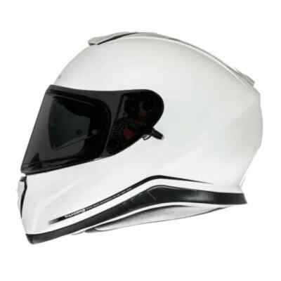 MT Thunder SV Solid Plain Pearl White Full Face Sun Visor