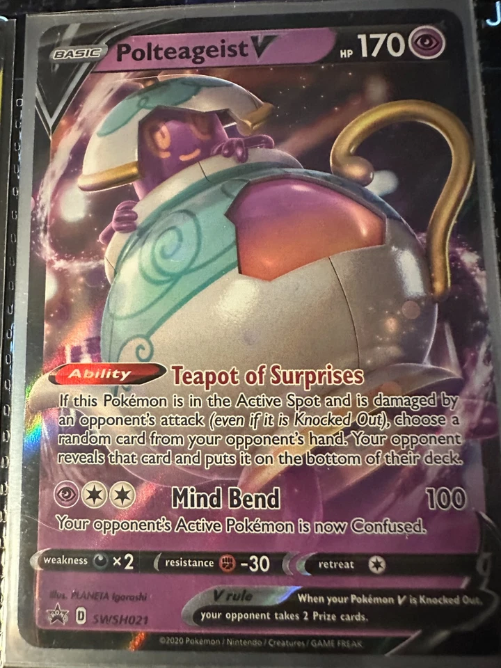 Polteageist V SWSH021 SWSH: Sword & Shield Promo Cards Holo - Image 2 of 3
