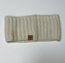 Frye Headband Cable Ribbed Ivory Cream Off-White Womens One Size New