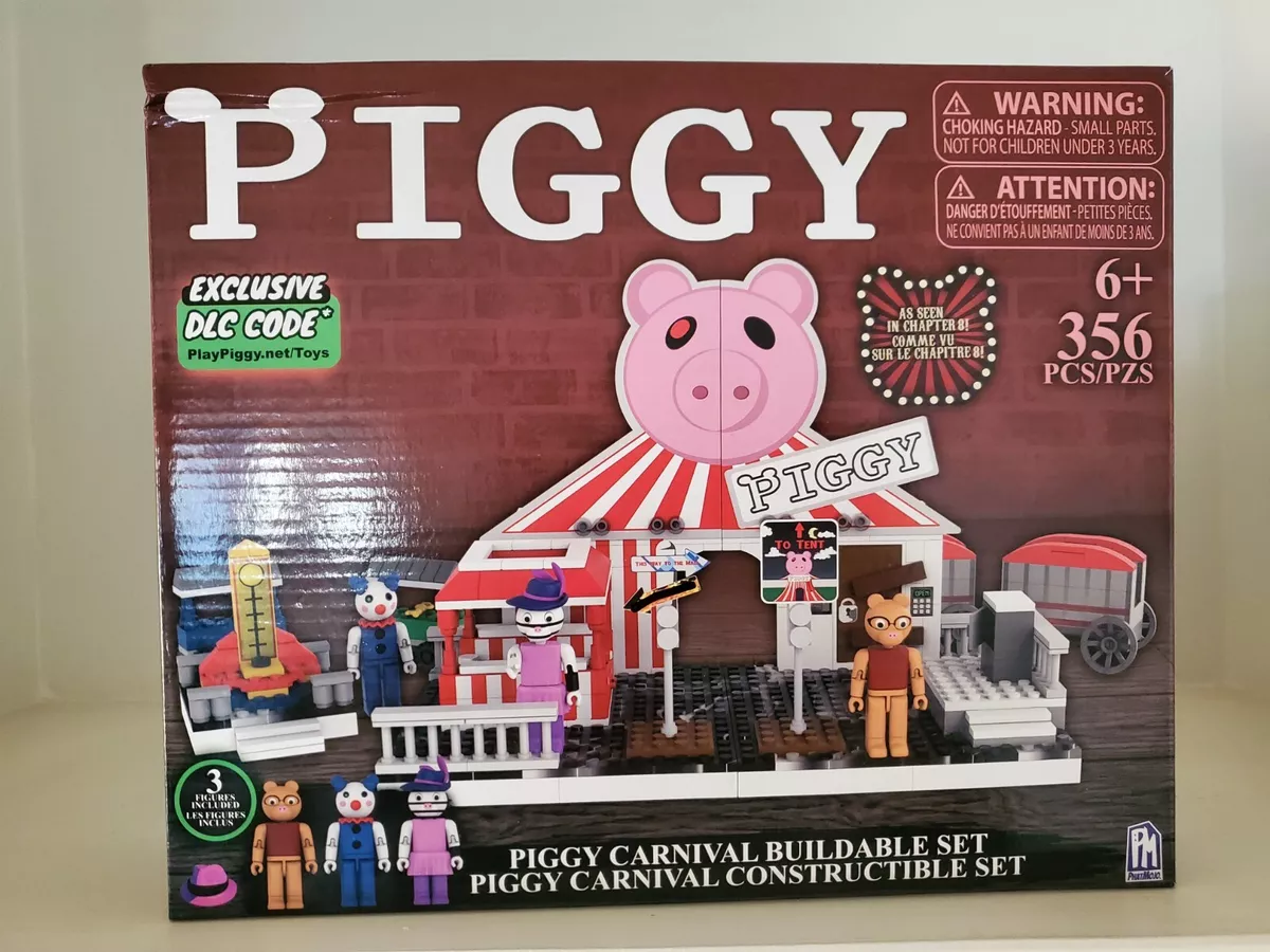 NEW Roblox Piggy Carnival Buildable Building Set w/ Figures & DLC Code 356  Pcs