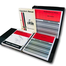 Massey Ferguson 285 Tractor Service Parts Operators Manual Set Prior to 9A34923