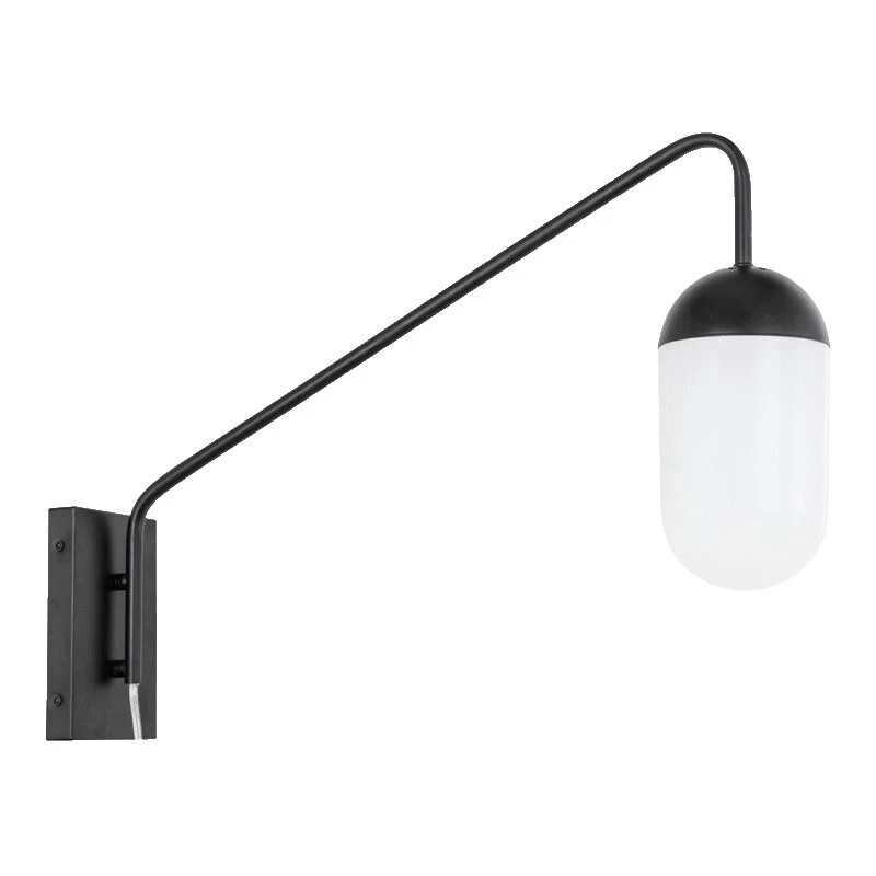 Cristal Blanco Accesorios de Iluminación de Pared Industrial