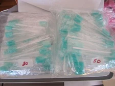 80 Disposable Oral Care Blue Swabs | Tooth Cleaning Mouth STERILE SPONGE