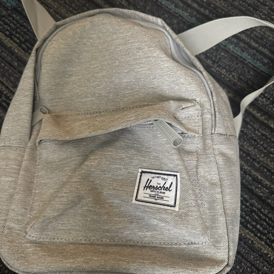 HERSCHEL SUPPLY CO. Mochila Pequeña Gris Mini Bolsa de Almuerzo Escolar Bolsa Foto 2 de 4
