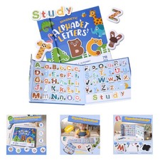 78 Piece Alphabet Magnet Set for Toddlers and Preschoolers, Uppercase and