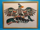 THUNDERBIRD & KILLER WHALE PRINT - NORTHWEST COAST FIRST NATIONS ART G. REID '94