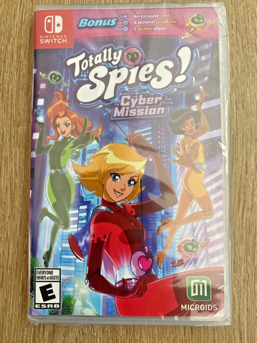 Totally Spies Cyber Mission Switch Nintendo US Version New Sealed Fast Ship