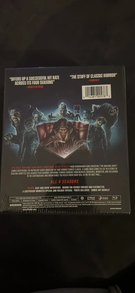 Creepshow - The Complete Series Blu-ray Set Shudder Horror Brand New - Imagen 2 de 2