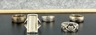 Lot of 5 Vintage 925 Sterling Silver Rings (Sizes 6-7)