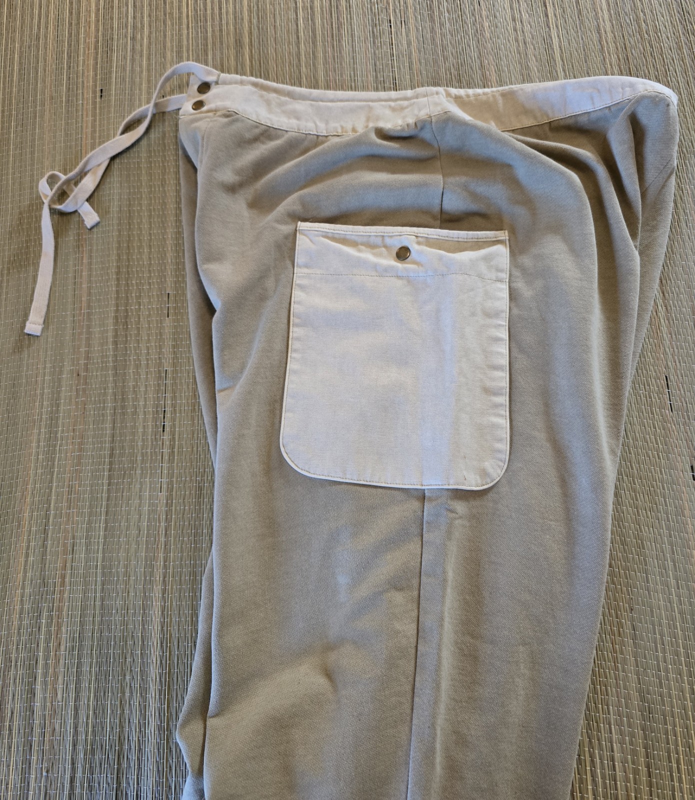 Universal Thread Button Fly Knit Cargo Pants Sage… - image 10