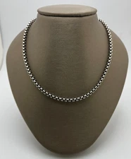David Yurman Sterling Silver Box Chain 16"