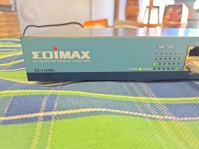 Edimax 24-Port Fast Tested Rack Mount Network Ethernet Switch ES-3124RL 10/100M
