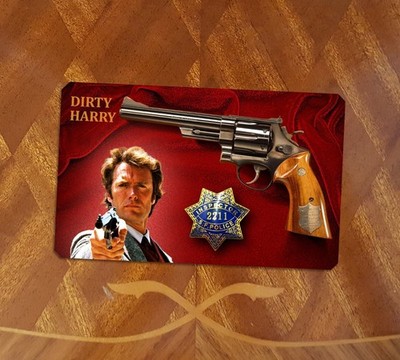 LABEL DIRTY HARRY CLINT EASTWOOD S&W M29  BAG CASE BOX GUN AIRGUN AIRSOFT  PRINT