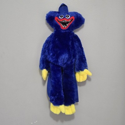 Poppy Playtime Huggy Wuggy Blue Plush Backpack Novelty Monster Bag 20 Inch