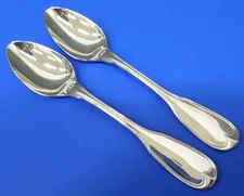 2 - Kirk Stieff THOMAS JEFFERSON Monticello 18/8 Japan Stainless 6 1/4"TEASPOONS