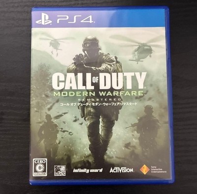 Call of Duty Modern Warfare Remastered PS4 Operation Confirmed JPN ver w/ Case