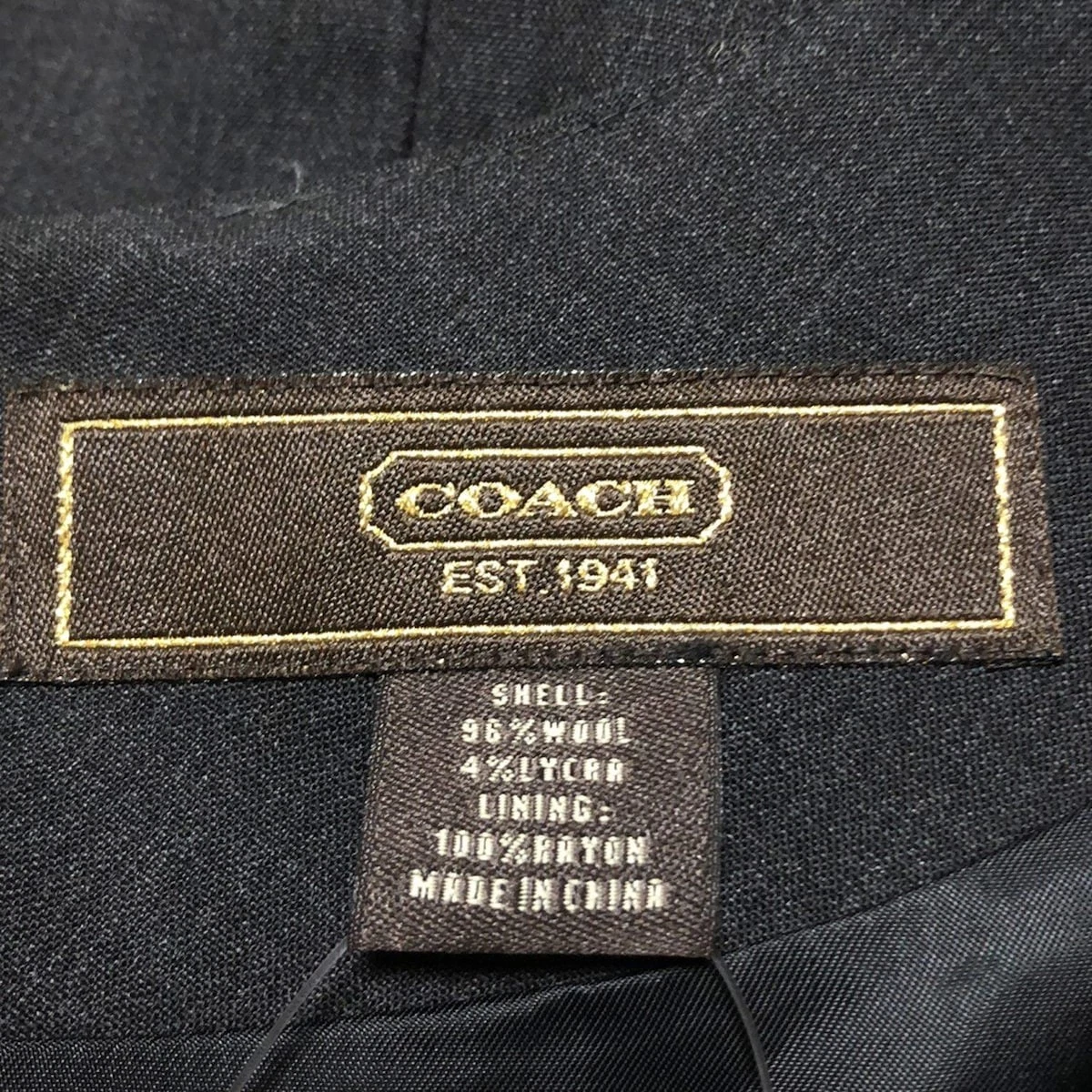 Auth COACH Vestito donna grigio scuro