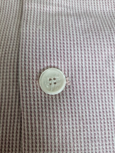 ASOS Waistcoat Pink Puppytooth Check 44R Wool Mix Men's VGC Condition - Picture 7 of 9