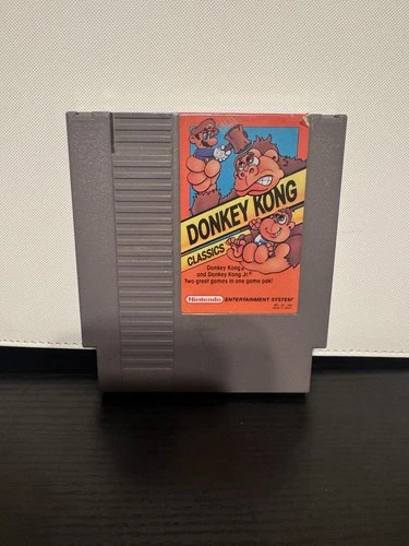 DONKEY KONG CLASSICS Nintendo NES Game Cartridge Authentic!
