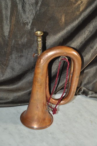 Couesnon Co. Paris Antique Copper Bugle
