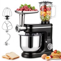 OYAJIA 9 in 1 Stand Mixer 2000W Food Mixer Meat Grinder Kitchen Machine 6L Bowl