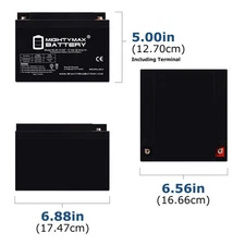 Mighty Max 12V 26AH INT Replacement Battery Compatible with Simplex 4100U