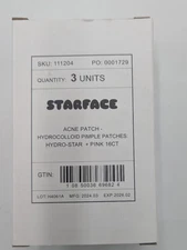 3 UNITS OF  STARFACE Acne hydro star Patches - Limited Edition EXP 2/26