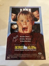 MACAULAY CULKIN SIGNED AUTOGRAPH HOME ALONE 11x17 MOVIE POSTER PSA COA CHRISTMAS