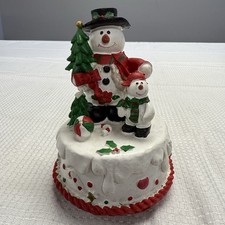 Vintage Frosty The Snowman Wind Up Music Box ...