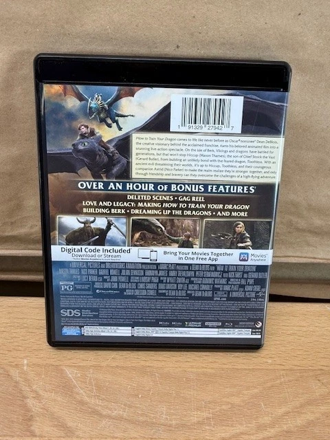 How to Train Your Dragon 4K UHD Blu-ray with slipcover - Image 3 of 4
