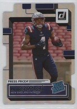 2022 Donruss Rated Rookie Press Proof Silver Die-Cut 32/75 Pierre Strong Jr 18z1