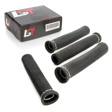 4x Schutzhülle Glasfaser Hitzeschutz Steckerschutz Zündkerze Schwarz für HYUNDAI