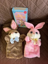 Peter Cottontail - How He Got His Hop 1997 VHS 2 HAND PUPPETS Jim Gamble vintage