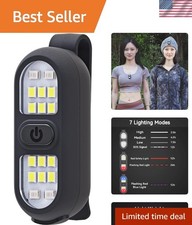 Clip on Flashlight, Running Light for Runners Rechargeable Safety Lights for Wal