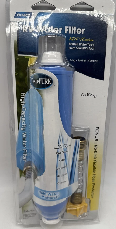 Camco RV Water Filter Lot Pentek Inline Filter GS-10ro-4 Water Filters NEW - Image 2 of 4