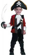 El Capitan Pirate Captain Caribbean Fancy Dress Halloween Toddler Child Costume