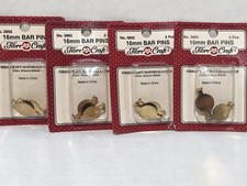Lot of 4 pkgs. NOS Fibre Craft 16mm Bar Pins No. 3892