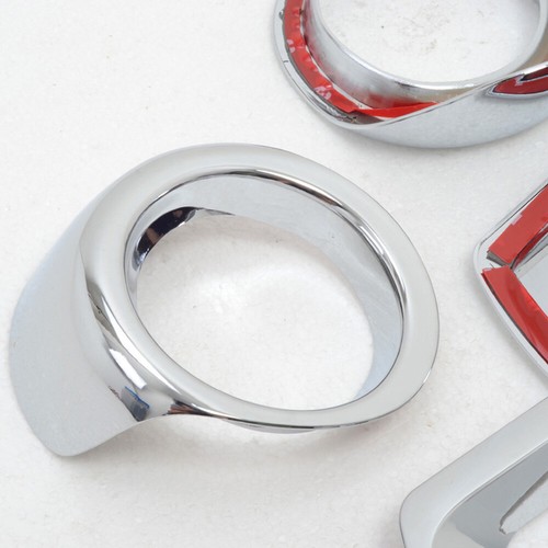 For Subaru Impreza SUV 2012-2015 Chrome Front Rear Fog light Lamp Cover trim - Picture 5 of 6