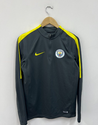 Manchester City 2016-17 Training Zip Top Football Soccer Pullover