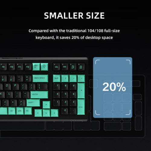 Lenovo Legion K7 Mechanica Keyboard 3 in 1 Wireless 2.4G/Bluetooth 5.0/Wired RGB - Picture 5 of 11