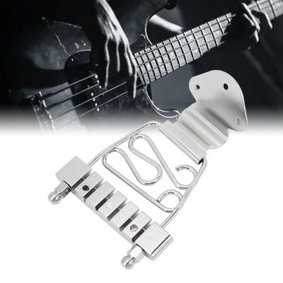 6 String Guitar Trapeze Tailpiece Metal Height Adjustable Guitar Trapeze Bridge