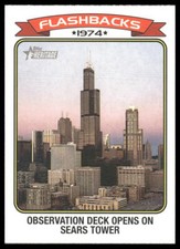 Sears Tower #NF-1 2023 Topps Heritage News Flashbacks